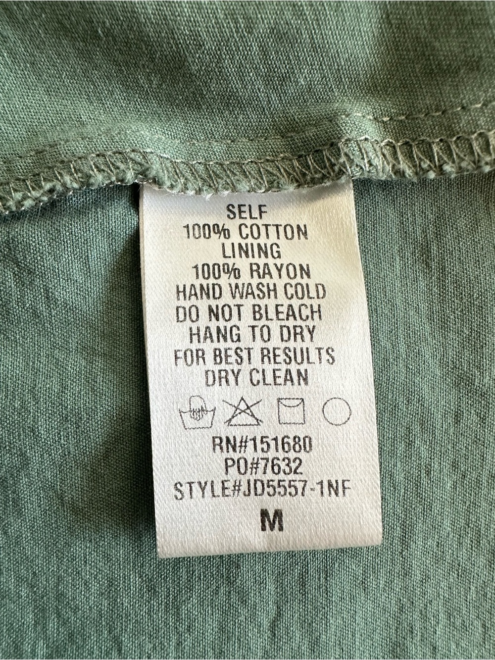 Neuflora Sage Green Square Neck Midi Dress 100% Cotton Lined Babydoll Medium
